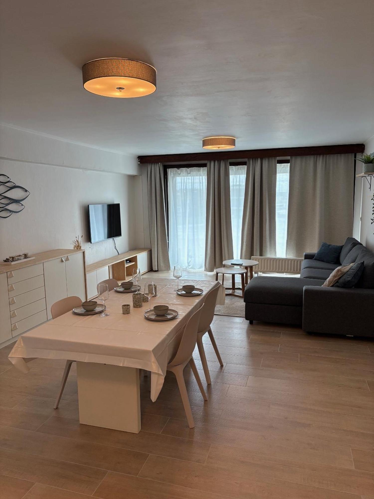 Gezinsappartement - La Plage - Wenduine Zeedijk Esterno foto